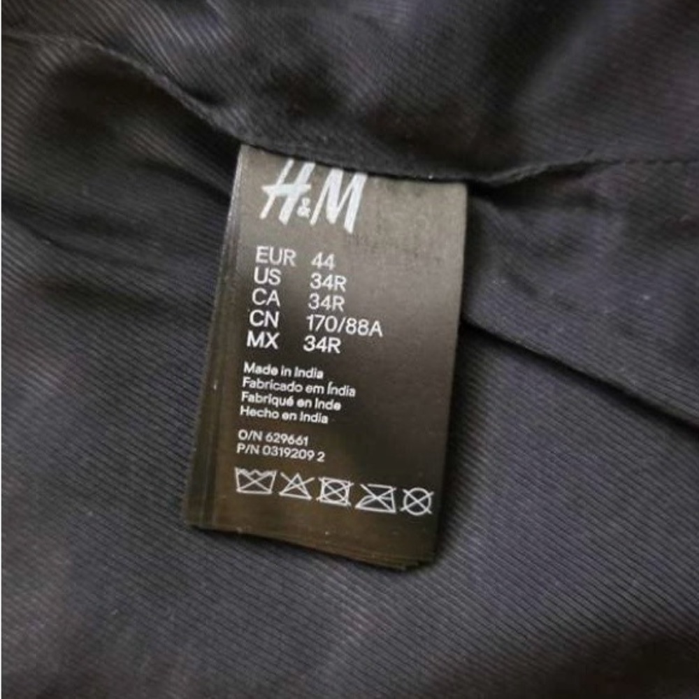 Balmain X H&M Embroidered Jacket Size US 34R XS - Picture 7 of 8